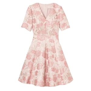 Gal Meets Glam Pink Floral Mini Dress